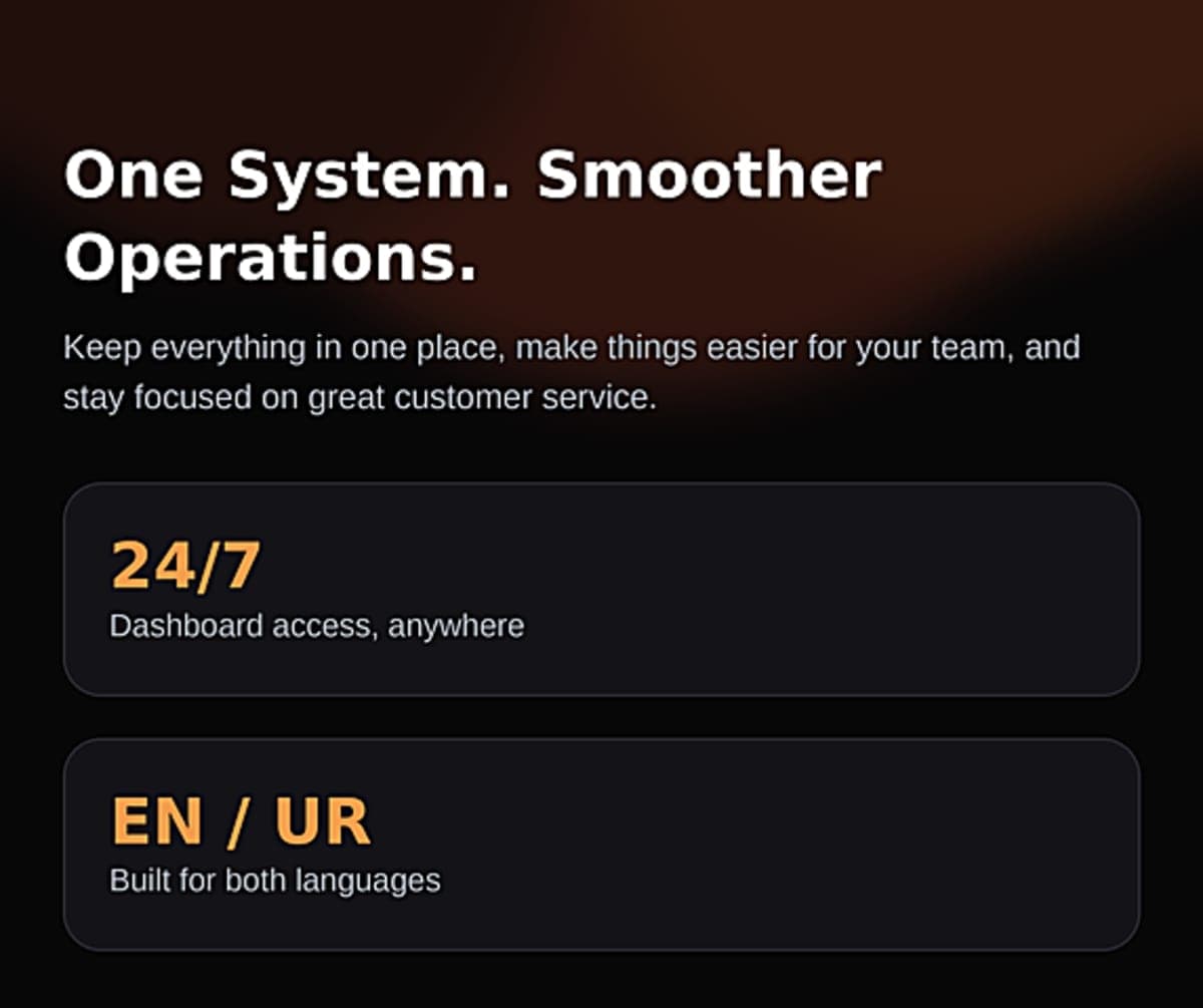 Built for Hotels & Restaurants